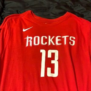 Nike Houston Rockets James Harden T-Shirt Size XL
